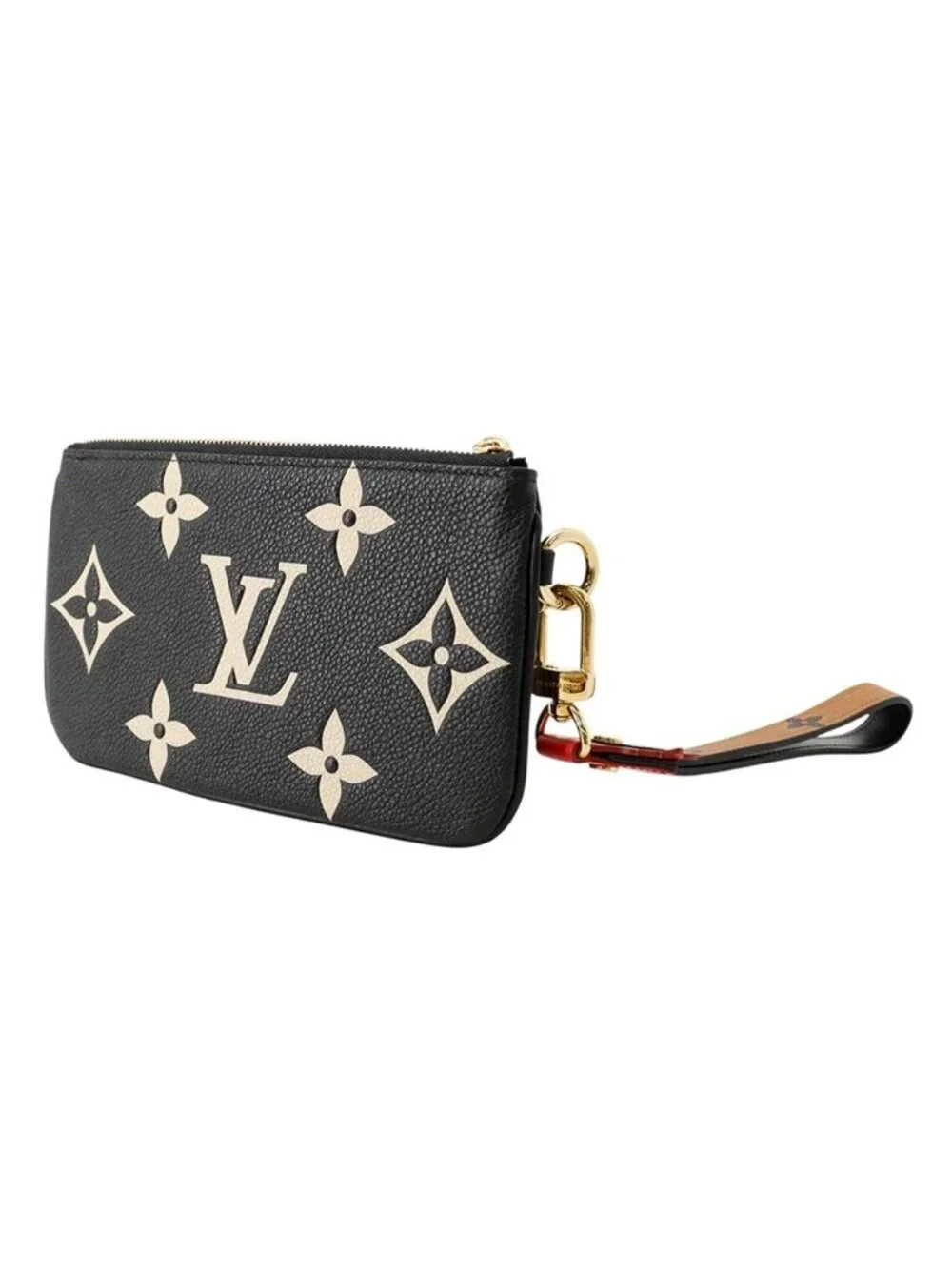 Louis Vuitton Pouch Monogram Empreinte Pochette Trio LV Crafty M Black